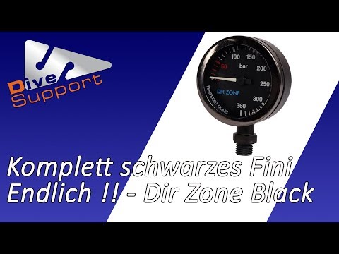 Komplett schwarzes Fini - endlich !! Dir Zone Black Edition | DiveSupport