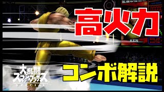 ケンで火力をとろう！コンボ＆連携解説〜実践編〜【スマブラSP】