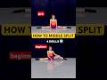 4 Secret Stretches For A Deeper Middle Split Flexibility Stretching Shorts Yogapractice