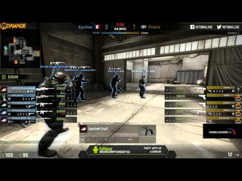 Epsilon vs. fnatic | UB Finale, Hitbox CS:GO Arena Championship #3 | (de_cache) Map 1
