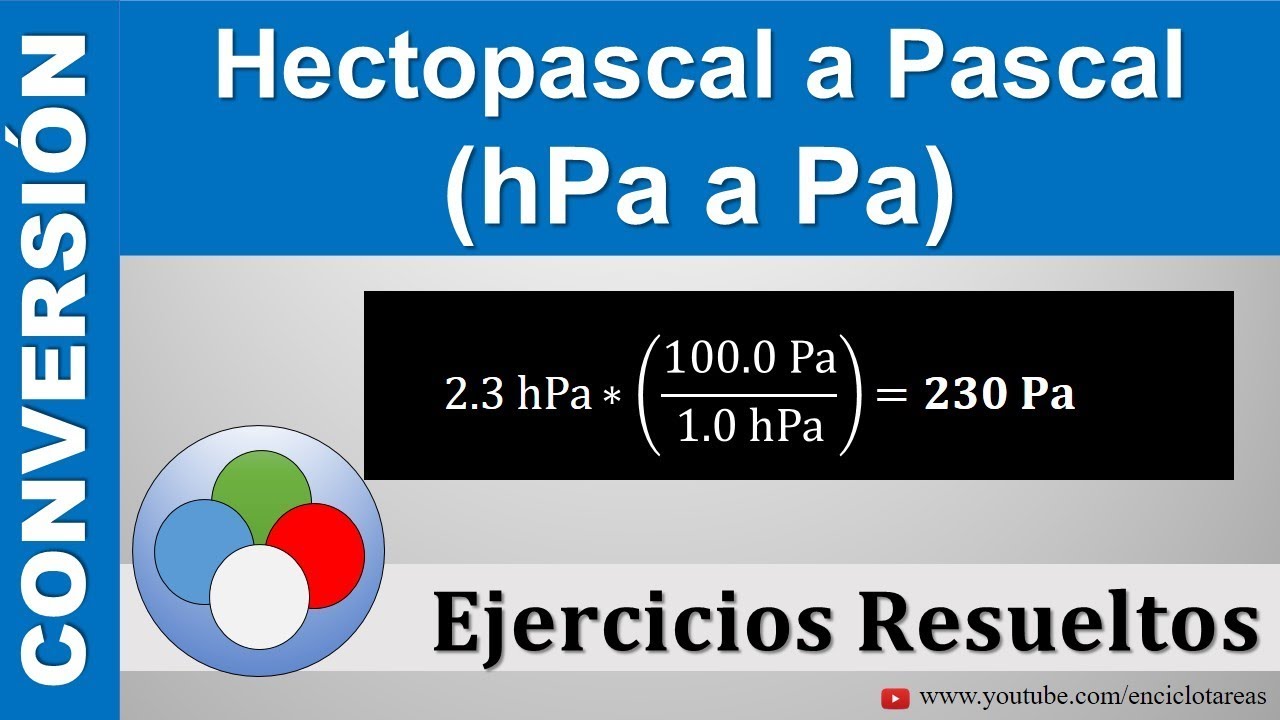 Hectopascal a Pascal (hPa a Pa)
