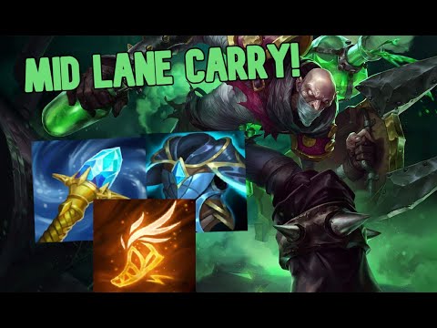 1-Trick Singed CARRIES From Mid Lane! - League of Legends