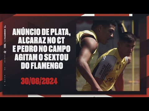 Plata's announcement, Alcaraz at CT and Pedro on the field stir up Flamengo's sixth party