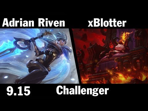 [ Adrian Riven ] Riven vs Teemo [ xBlotter ] Top - Twitch Rivals time