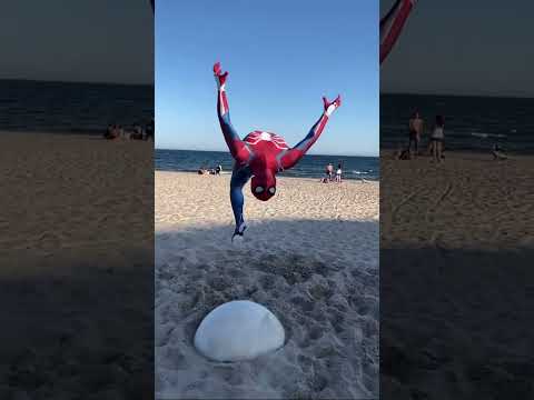 Spiderman backflip real stunt