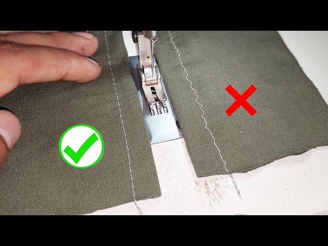 mira porque la maquina de coser cose flojo abajo.