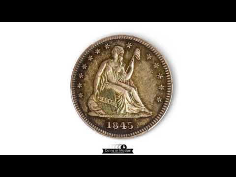 1845 Proof 64+ (CAC) Seated Liberty Quarter Among the Highlights in the Stack's Bowers Nov. Auction