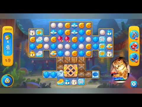 Fishdom 2022, no Boosters,  10036  level  -  прохождение без бустеров,  10036  уровень.