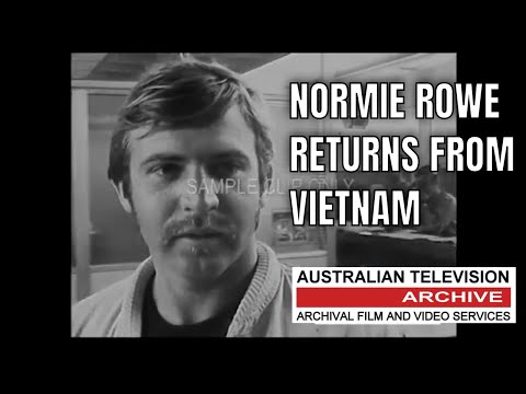 From the Frontlines: Normie Rowe Returns Home from Vietnam War