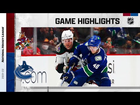 Coyotes @ Canucks 2/8/22 | NHL Highlights