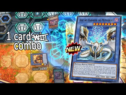 Pure Mitsurugi Is Crazy Enough! No Ryzeal Needed!. Yugioh Master Duel