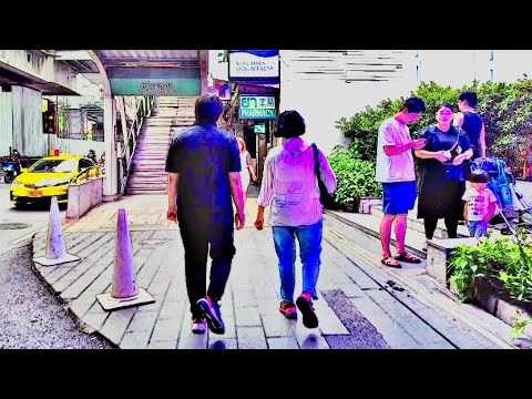Da estação BTS Phrom Phong até Soi Sukhumvit 33/1 (cidade japonesa) - Passeie pela Sukhumvit Road