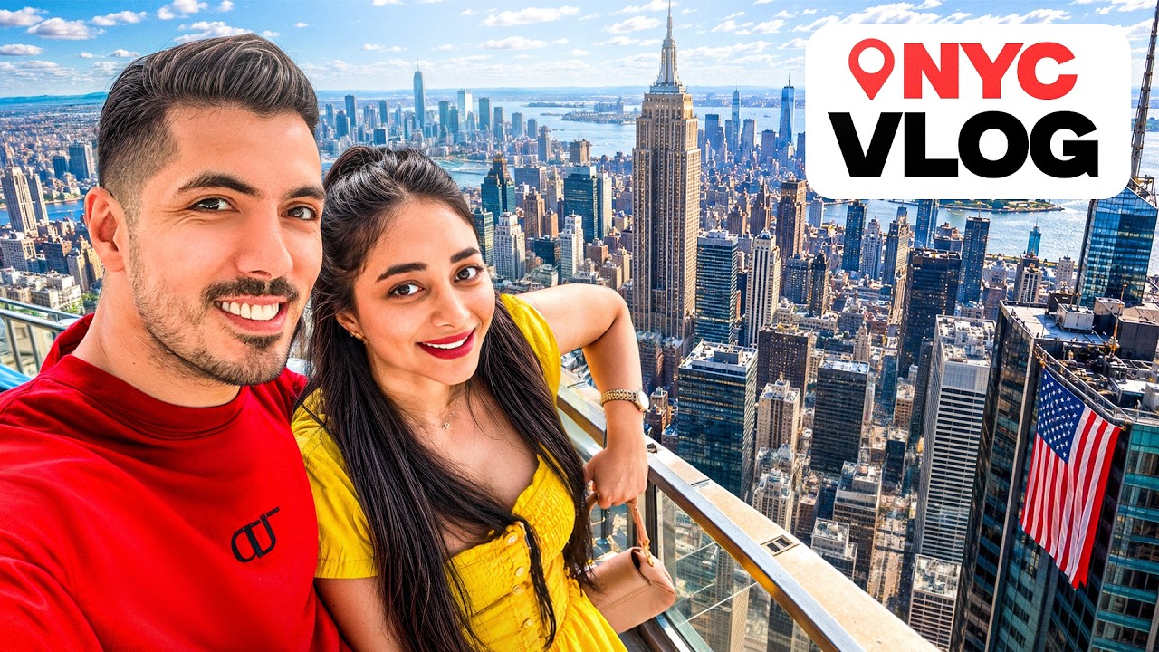 با آیناز رفتیم خفن ترین شهر آمریکا 😱 NewYork نیویورک
