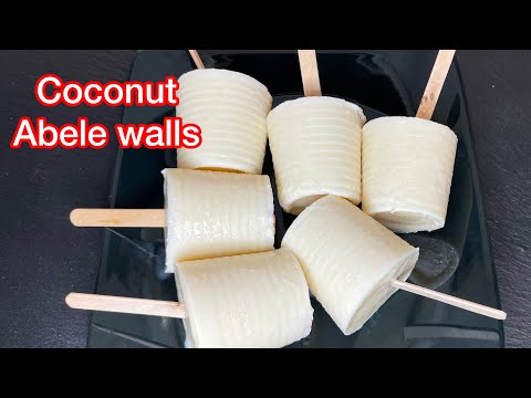 How To Make COCONUT ICE CREAM | COCONUT ABELE WALLS
