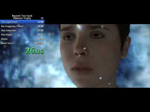 Beyond: Two Souls all achievements/platinum trophy speedrun in 13:20:20 part 1 (WR)