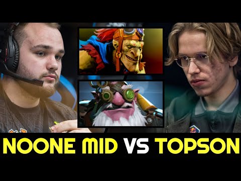 NOONE Mid vs TOPSON — Batrider vs Sniper 100% Destroy 7.28 Dota 2