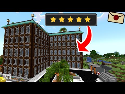 5 STAR HOTEL in MINECRAFT, but the casino is.... 📪