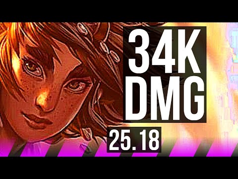 TALIYAH & Lucian vs RAKAN & Miss Fortune (SUP) | 34k DMG | EUW Master | 25.18