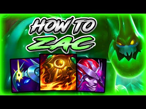 HOW TO PLAY ZAC JUNGLE FOR BEGINNERS & CARRY IN SEASON 11 | Zac Guide S11 - League Of Legends