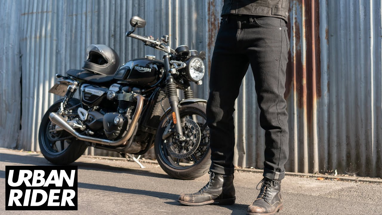 Steel Black 02 motorcycle jeans review by Urban Rider