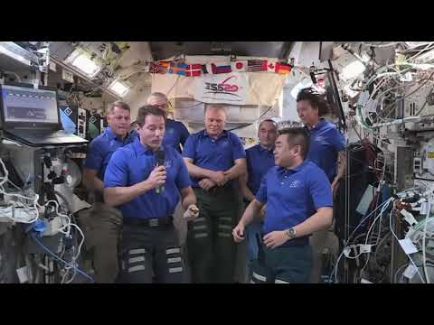 Space Station key handed to new commander in on-orbit ceremony