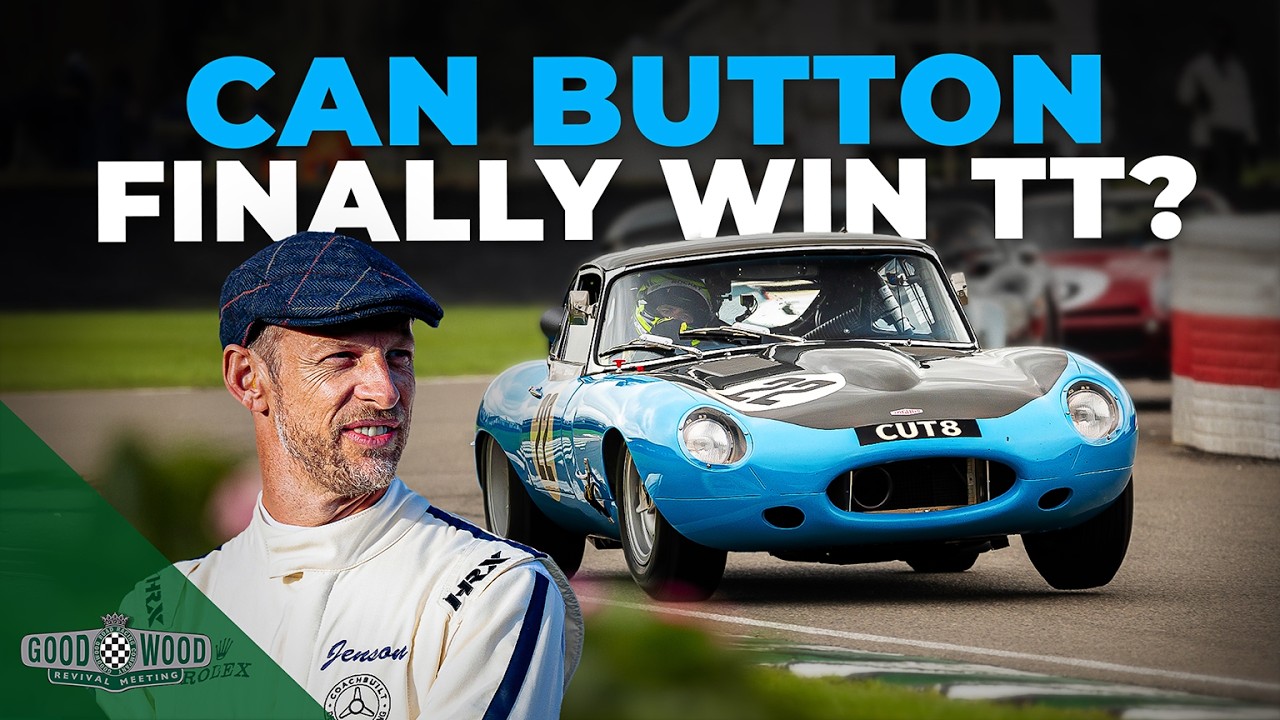 Jenson Button buys car to win the RAC TT at Goodwood