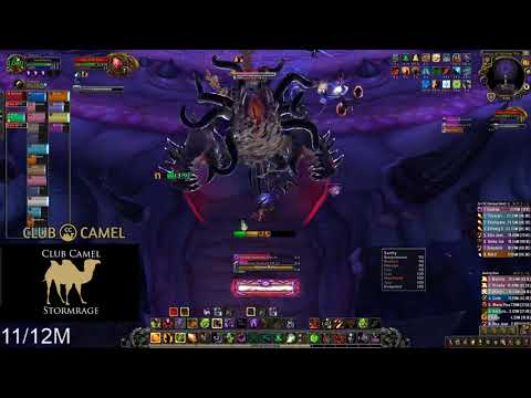 Mythic Carapace of N'Zoth Destruction Warlock PoV | World of Warcraft 8.3