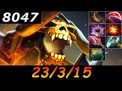 Dota 2 Clinkz 8047 MMR 23/3/15 (Kills/Deaths/Assists) Ranked Full Gameplay