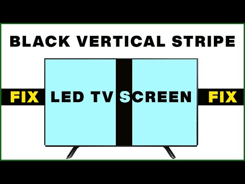 Black Stripe in LED TV Screen