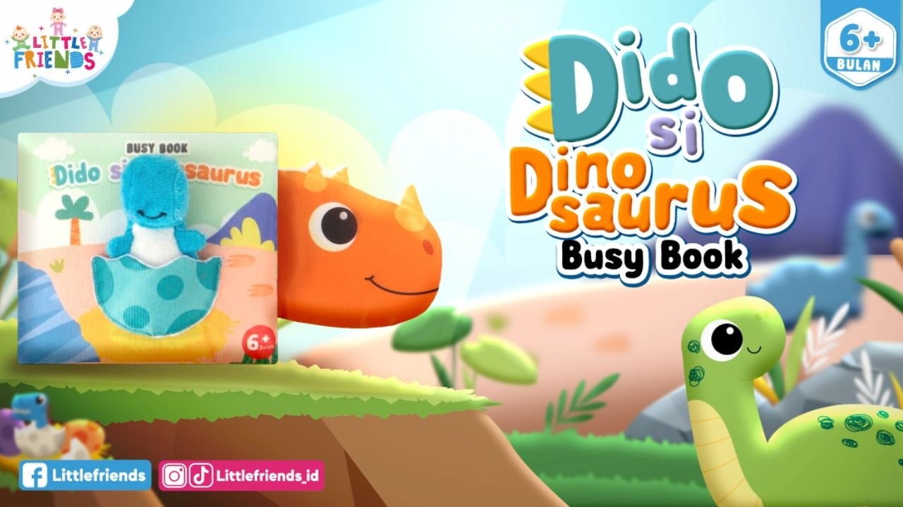 Busy Book Dido Si Dinosaurus LFB2061 Little Friends