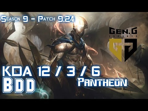 Gen BDD PANTHEON vs LEBLANC Mid - Patch 9.24 KR Ranked