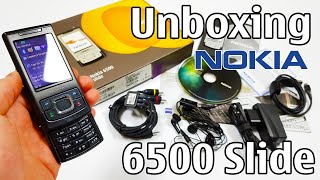 Nokia 6500 Slide Black Unboxing 4K with all original accessories RM-240 review