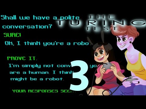 The Turing Test PC ULTRA 60 FPS- 2 Girls 1 Let's Play Gameplay Walkthrough Part 3: Conversation