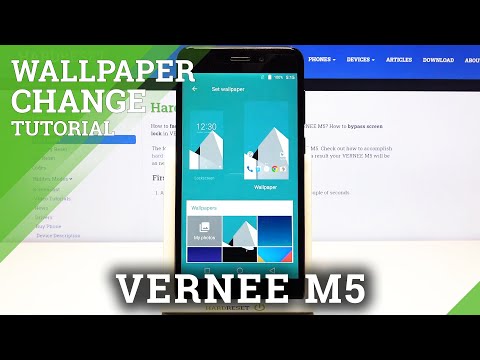 How to Change Wallpaper Picture in VERNEE M5 – Home/Lock Screen