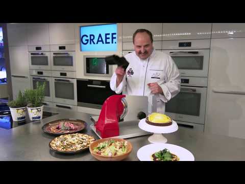 Johann Lafer präsentiert den Graef MiniSlice Aufsatz