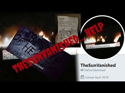 TheSunVanished (Strange Twitter Account)