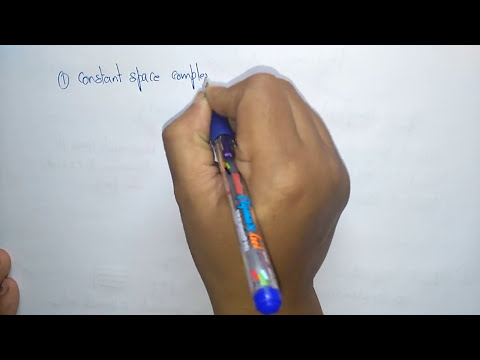 space complexity | Design Algorithms | Lec 2 | Bhanu Priya