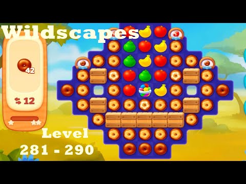 Wildscapes Level 281- 290 HD Walkthrough | Gameplay | 3 - match game | ios | android | pc | app