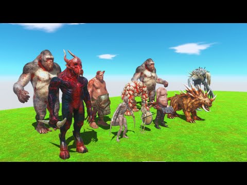 INFERNALS WITH 2 GORO VS 2X FACTION | Animal Revolt Battle Simulator