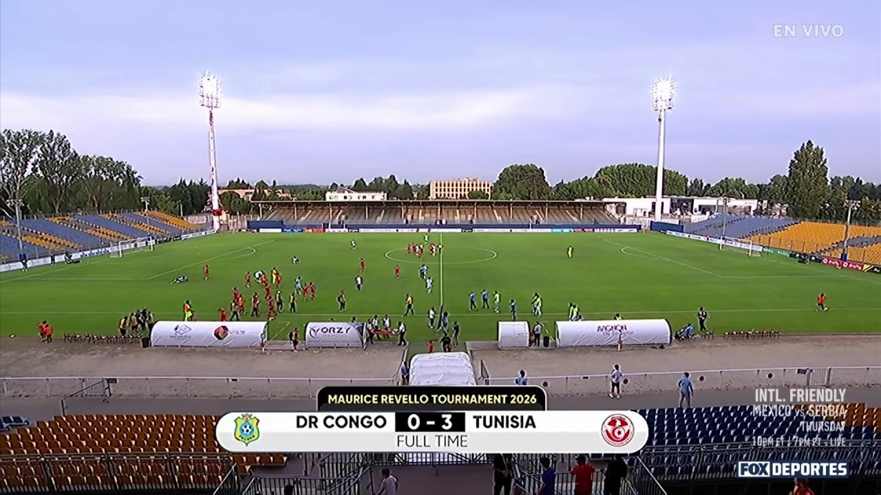 🤩⚽ RD Congo 0-3 Túnez | Jornada 1 | Grupo A | Maurice Revello 2026 | HIGHLIGHTS