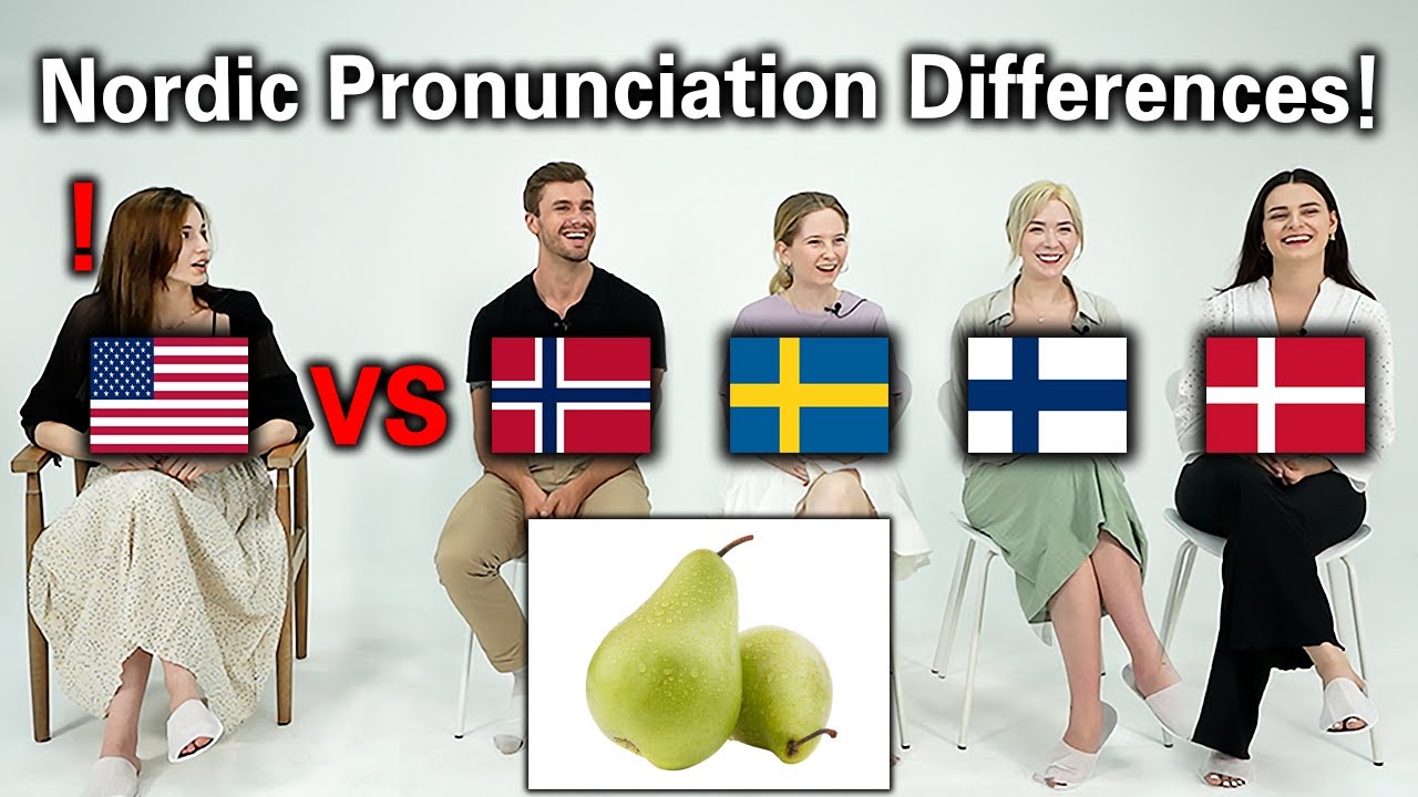 American was shocked by Word Differences in Nordic Languages!! (Sweden, Norway, Finland, Denmark)