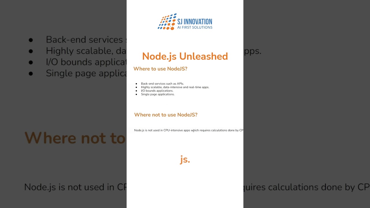 Node.js Unleashed: Mastering the Power of Full-Stack JavaScript Development