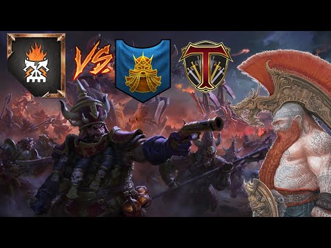 Short & EVIL SHORT! Chaos Dwarfs vs Dwarfs - Total War Warhammer 3