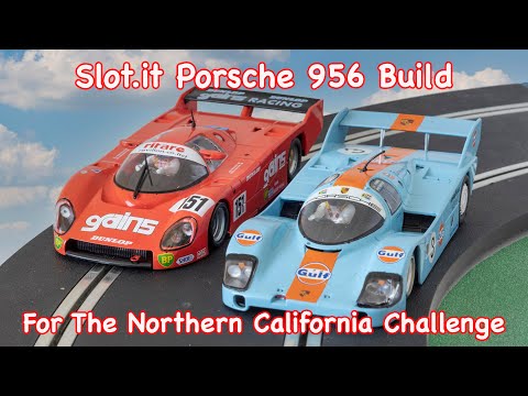 Thumbnail for Slot It Gulf Porsche  956 1/32 scale slot car by Porsche 956