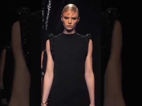 Vilma Sjoberg for Versace -  #Shorts #Fashion #Runway #Supermodel