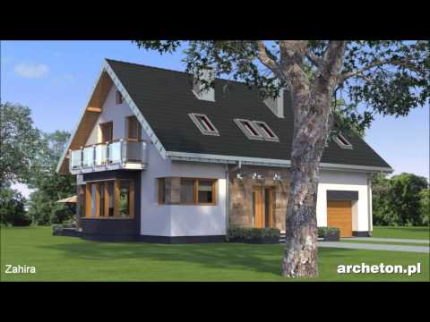Projekt domu Zahira - archeton.pl