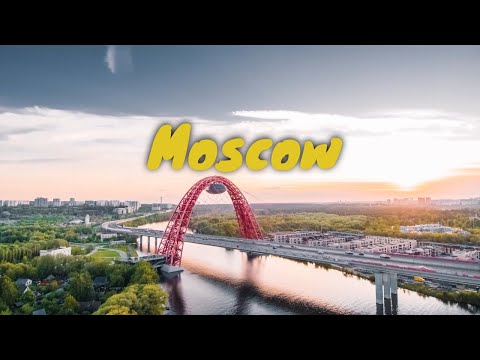 Travel with Relaxing Piano | Aerial of Moscow | Twinkle in the Night