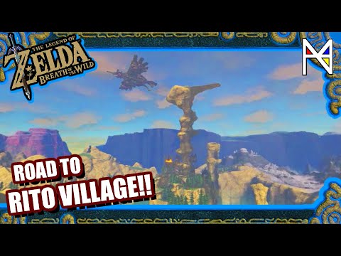 How to get to Rito Village - ZELDA BREATH OF THE WILD BOTW