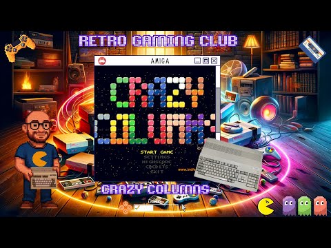 Crazy Columns | Amiga | Addictive Retro Puzzle Challenge! 💎🎮| Review & Gameplay