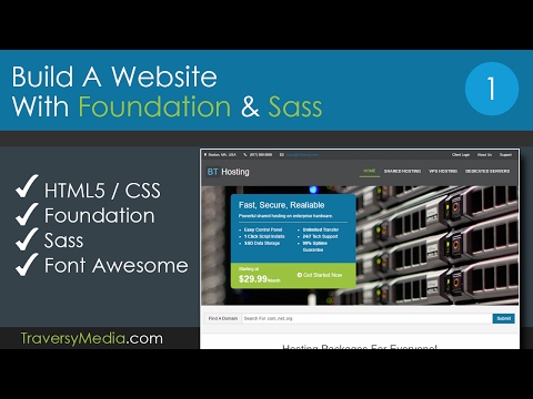 Build A Website With Foundation and Sass Part 1